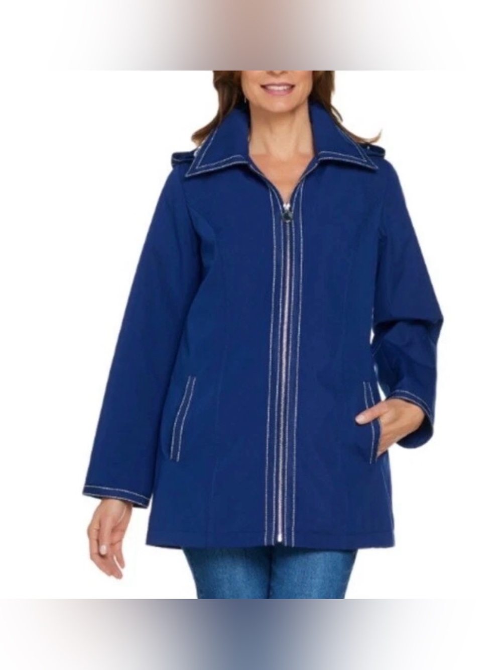 Dennis Basso Jacket Rain Water Resistant